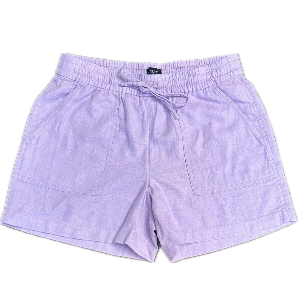 J. Crew Women’s Lavender Linen Blend 4” Shorts XXS